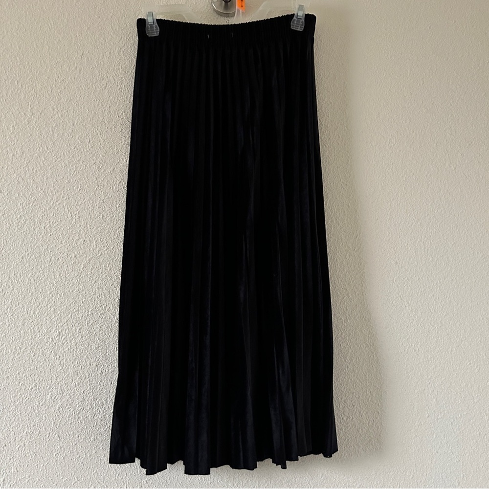 Ninexis Pleated Chiffon Midi skirt Dark Academia Gothic Grunge Women’s One Size